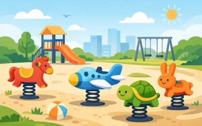 Juegos de resorte infantiles para plazas