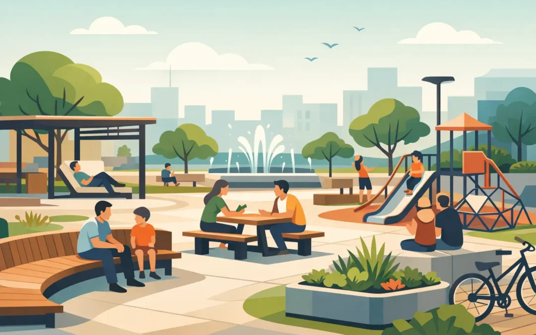 Mobiliario urbano para plazas que se usan de verdad