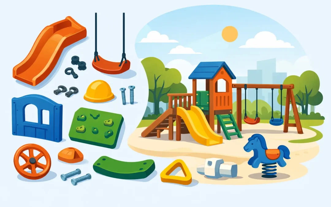 Repuestos para juegos infantiles de plaza