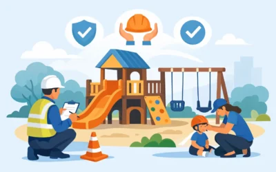 Instalación de juegos infantiles segura