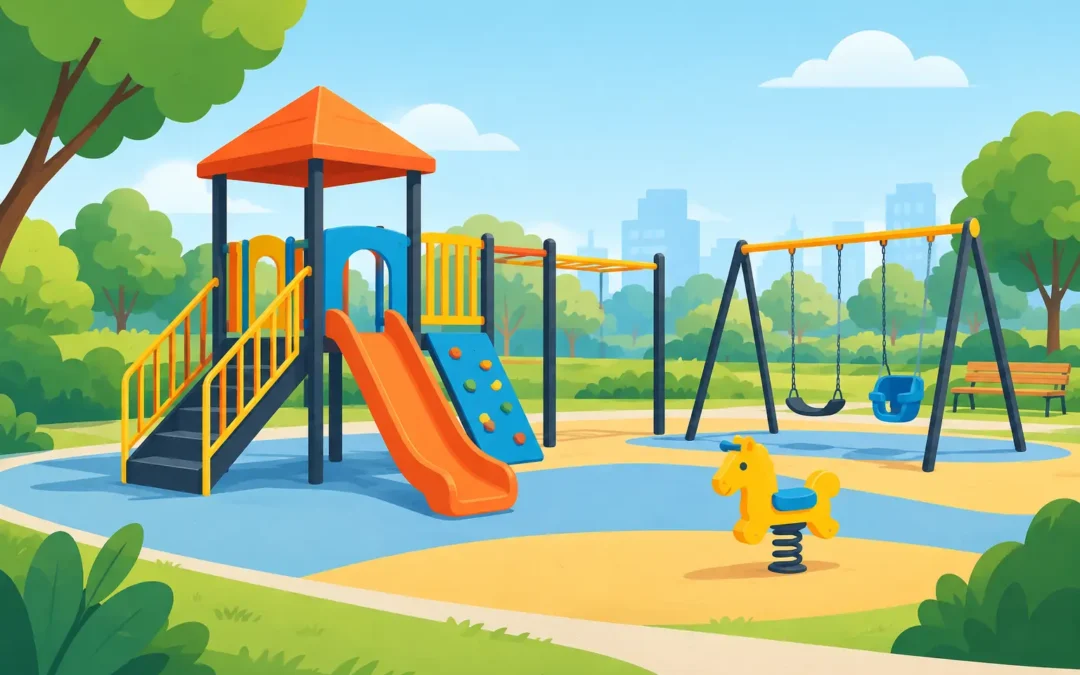 Juegos infantiles para plazas, patios y parques