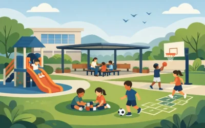 Renovación del patio escolar para uso diario