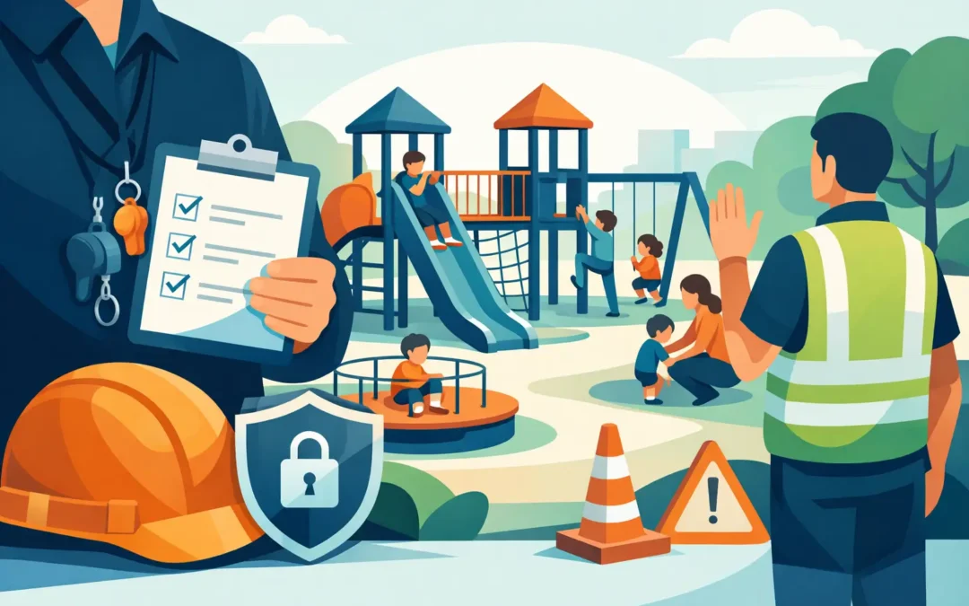 Seguridad en parques infantiles de uso intensivo