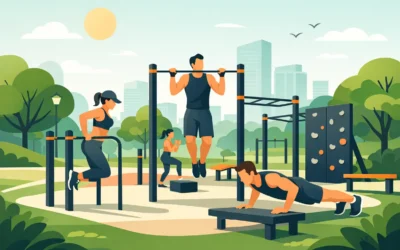 Street fitness para parques que invitan a entrenar