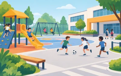 Cómo diseñar patios escolares activos y seguros