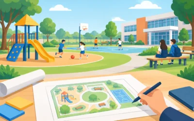 Cómo planificar una zona recreativa escolar