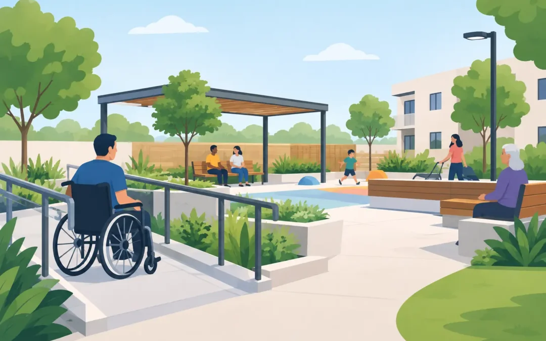 Proyecto patio accesible para comunidades