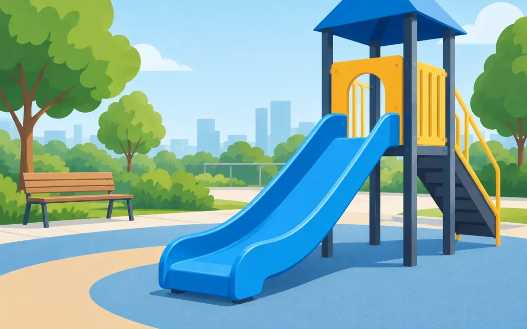 Resbalines para parques seguros y durables